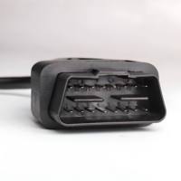 Kabel Ekstensi OBD2 16 Pin Male Female, Kabel Diagnostik 50cm, Adaptor Panel PVC untuk Pemindai Komputer Mobil Elektronik