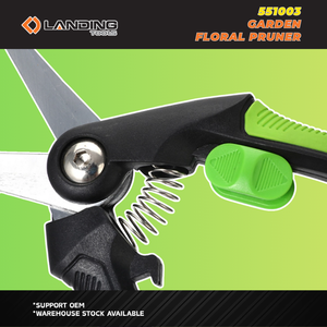 551003 Cisailles de taille pour fleurs en gros 50 #   Lame en acier au carbone chromée, manche en PP TPR, 225 mm, 170 g, fabrication OEM - Product Image 4