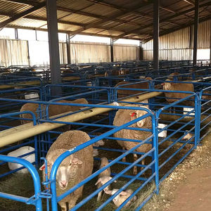 บ้านสําเร็จรูปแพะโรงเก็บโลหะฟาร์มแกะก่อสร้างโครงสร้างเหล็กแพะแกะบ้านไร่ - Product Image 4