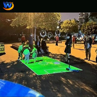 Simulateur de football américain pour enfants simulateur de jeux de sport interactifs de football intérieur