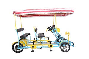 Bicicleta Eléctrica Surrey de Alta Calidad en Oferta para <span class=keywords><strong>Alquiler</strong></span> <span class=keywords><strong>Turístico</strong></span> y Visitas Turísticas - Product Image 2