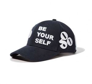 Gorra de Béisbol Estilo Urbano Americano Vintage, con Letra Bordada en 3D, Visera Ancha, Parte Superior Rígida, Gorra Moderna de Hip Hop - Product Image 1