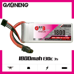 GNB GAONENG 3S 1800MAh 11.1V 130C XT60 Baterai LiPo RC FPV Drone Axial Tamiya Duratrax Traxxas 1:16 1:14 1:18 RC Mobil Revo Fiesta - Product Image 2
