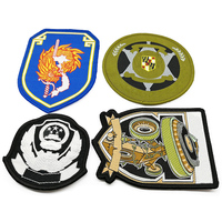 Écusson brodé rond personnalisé et écologique pour chapeaux, vêtements, sacs à dos, à coudre, avec badge décoratif pour le dos, OEM ODM