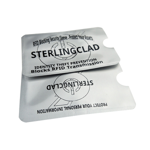 Portefeuille <span class=keywords><strong>RFID</strong></span> personnalisé avec impression, pochette de carte minimaliste et fine, pochette de blocage, pochette anti-écrémage, porte-carte <span class=keywords><strong>RFID</strong></span> - Product Image 1