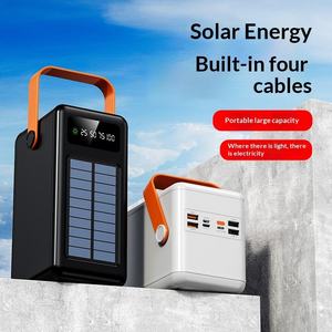 Banco <span class=keywords><strong>de</strong></span> Energía para Camping <span class=keywords><strong>de</strong></span> 50000 mAh con Carga Rápida, Banco <span class=keywords><strong>de</strong></span> Energía <span class=keywords><strong>de</strong></span> 120000 mAh con Lámpara y Cuatro Cables con Pantalla LCD - Product Image 3