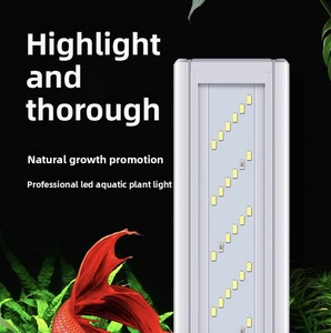 Lampu Akuarium <span class=keywords><strong>LED</strong></span> Tahan Air Hemat Energi untuk Tangki Ikan Kecil dengan Penerangan Terang dan Dudukan Bahan ABS Persegi Panjang - Product Image 3