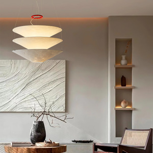 Lampadario <span class=keywords><strong>a</strong></span> <span class=keywords><strong>Sospensione</strong></span> LED in Ferro Stile Giapponese per Ristoranti, Hotel, Caffè e Camere - Product Image 4