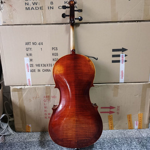 צ'לו סטודנטיאלי Yashi YSC002-A 4/4 איכותי בעבודת יד, עם פלטה מעץ אשוח מלא וגב/צדדים מעץ מייפל, במחיר זול לסיטונאות - Product Image 1