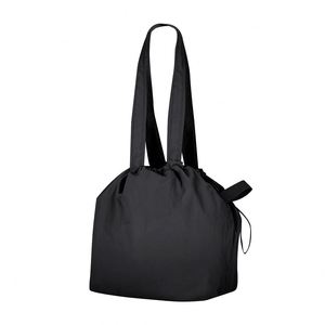 Nouveauté Sac fourre-tout décontracté écologique léger et doux imprimé numériquement 135g/m2 multi-usages avec poche intérieure et cordon de serrage - Product Image 4