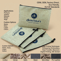 Sac en toile de jute naturelle personnalisé avec logo imprimé, petit sac à cordon pour cadeaux de Noël, emballage de bougies, sac réutilisable en chanvre et lin