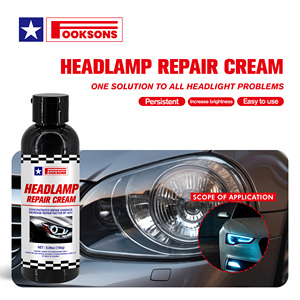 Crème de réparation de phares AKSGRP 150g, Rénovateur de lentilles de phares, Bouteille blanche, <span class=keywords><strong>Feux</strong></span> de <span class=keywords><strong>voiture</strong></span>, Modèle avec une durée de vie d'un an - Product Image 4