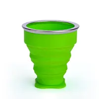 Mini tasse pliable rétractable Portable en Silicone pour boire
