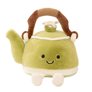 Boneka Plush Keju JC Inggris 2026 Natal, Mainan Isi Kapas PP Lembut, Cangkir Teh Hijau, Spatula Panci, Hadiah untuk Remaja 31-50cm - Product Image 5