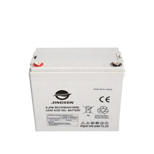 Jingsun bán chạy nhất 12v50ah chu kỳ sâu Gel tấm pin khô năng lượng mặt trời Gel pin 12V <span class=keywords><strong>200AH</strong></span> <span class=keywords><strong>2</strong></span> <span class=keywords><strong>V</strong></span> 3000ah <span class=keywords><strong>2</strong></span> Volt Gel pin năng lượng mặt trời - Product Image 1