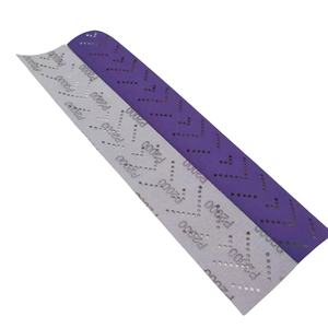 OEMカスタマイズ可能紫長方形ドライアブレーシブサンドペーパー1mm厚さ中硬度クリーンフックとループカー研磨用 - Product Image 5