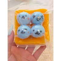 Roti Panggang Renyah dan Mengembang 100% Asli Buatan Tangan Rasa Mangga Ayam Lucu, Bola Penghilang Stres Grosir