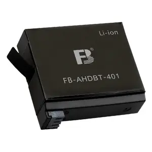 Bateria de lítio fb AHDBT-401 íon de 1160mah, câmera esportiva para gopro mini, câmera de esporte, hero4 e go pro Ahdbt-401