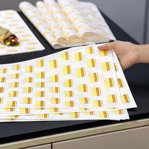 Papel de Envolver para Hamburguesas y Rollos de Pollo, Resistente al Aceite, con Logotipo Personalizado, Papel de Embalaje para Sándwiches a Prueba de Grasa - Product Image 3