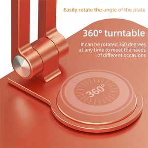 Support de tablette pliable réglable en alliage d'aluminium Leadingplus, conception de refroidissement pour une utilisation à domicile ou au bureau, support portable pour ordinateur portable iPad Pro - Product Image 3