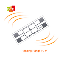 Étiquette adhésive RFID DTB-C66F, taille 70*24mm, puce RFID 3D passive, étiquette adhésive RFID UHF 860~960 MHz