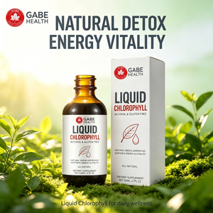 Gouttes de chlorophylle liquide à marque privée, superaliment vert naturel 60ml, énergie et vitalité entièrement naturelles pour le bien-être, vente en gros - Product Image 2