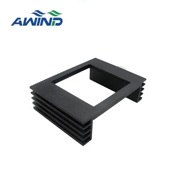 Anodisierte extrudierte wärmeabwaschbank für den außenbereich verstärker gehäuse mit hülle für installation für radial kleine aluminium-wärmeabwaschbank 40 * 40 * 30 für laptops
