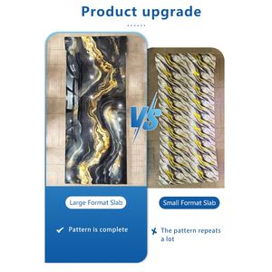 Autocollants muraux Décoration intérieure Rouleau mural en marbre Mousse autocollante personnalisable Isolation phonique Papier peint amovible - Product Image 4
