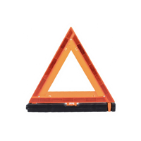 Triangles de signalisation d'urgence homologués DOT - Kit de sécurité routière réfléchissant en 3 pièces pour semi-remorques, remorques et voitures