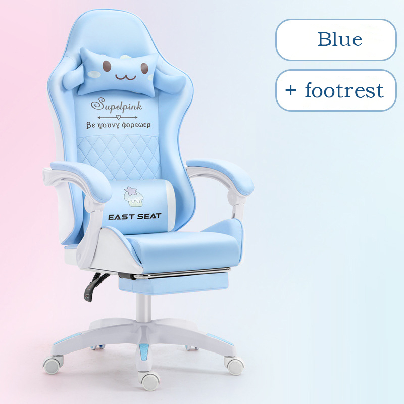 Bleu- Avec repose-pieds