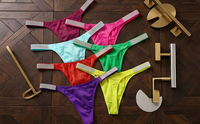 Culottes personnalisées pour femmes, sous-vêtements sexy, string diamant respirant, G-string en strass, slips de luxe brillants, lingerie 2026