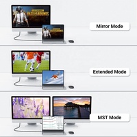 Câble USB C vers DP 8K 60Hz, câble Thunderbolt 3 vers DP pour MacBook Pro, ordinateur portable, projecteur, PC et plus