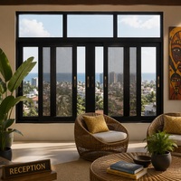 Puertas y Ventanas Corredizas de Aluminio con Doble Acristalamiento y Aislamiento Térmico para Exteriores de Viviendas y Baños