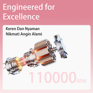 Sèche-cheveux ionique pliable léger à haute vitesse avec modes chaud/froid à une touche pour hôtels et salons de beauté - Product Image 6