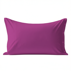 Funda de almohada 100% algodón fucsia tamaño alemán 80x80cm - Product Image 3