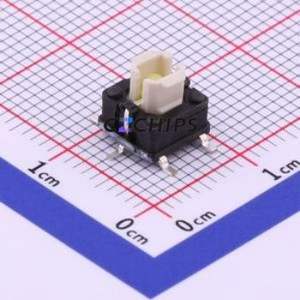 K6-6150S01 Tactile Switch SMD Switch ( Operating Force: 1.6N )( Mounting Type: Vertical Mount )( Switch Length: 7.2mm ) - Product Image 1