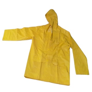 Veste de <span class=keywords><strong>pluie</strong></span> imperméable jaune en PVC de style industriel léger pour hommes de haute qualité et <span class=keywords><strong>pantalon</strong></span> imperméable - Product Image 5