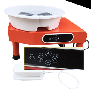 Chine usine fournitures <span class=keywords><strong>poterie</strong></span> roue Machine <span class=keywords><strong>plateau</strong></span> <span class=keywords><strong>tournant</strong></span> taille 25CM 350W 110/220V <span class=keywords><strong>poterie</strong></span> <span class=keywords><strong>électrique</strong></span> bricolage argile outil avec pédale - Product Image 2