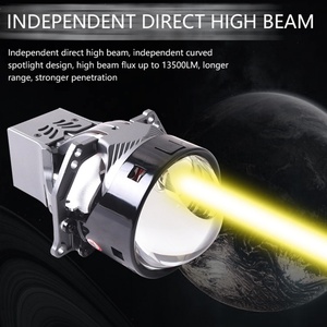 Phare LED A12 Super Lumineux avec Lentille, Lampe de Voiture 12V de Haute Qualité 80W, Nouveau Phare de 3 Pouces - Product Image 6