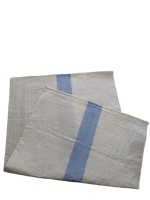 Sacs d'emballage en plastique transparents blancs de farine de maïs de blé 50kg pp