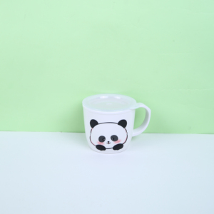 Juego de comedor de dibujos animados de Panda para niños, cuchara y cuenco de <span class=keywords><strong>melamina</strong></span>, cubiertos y platos para bebés, <span class=keywords><strong>vajilla</strong></span> para niños - Product Image 4