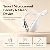 Appareil de beauté micro-courant 2-en-1 premium pour le sommeil et le raffermissement de la peau, masseur facial pour les soins quotidiens à domicile des femmes