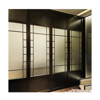 Système de cloisons pliantes en verre dépoli économique, cadre en aluminium sans cadre, cloisons de bureau au design moderne, marque Yiqi