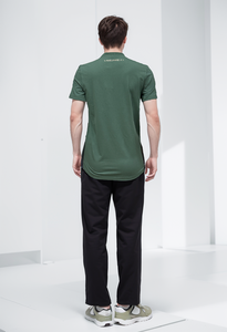 เสื้อผ้าผู้ชายลําลองเป็นมิตรกับสิ่งแวดล้อมแขนสั้นกีฬาโพลีเอสเตอร์ผู้ชายเสื้อทีปักธรรมดาพอดีแห้งกอล์ฟโปโลเสื้อยืด - Product Image 5