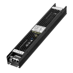 Driver 0-10v regulável 150w, transformador em led de tensão constante 12vdc, regulável, fonte de alimentação