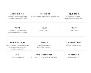 <span class=keywords><strong>Jepower</strong></span> <span class=keywords><strong>JP762A</strong></span>-AAS9 tự phục vụ <span class=keywords><strong>Android</strong></span> tiền mặt đăng ký màn hình cảm ứng mới Máy in hóa đơn giao diện <span class=keywords><strong>USB</strong></span> cho POS hệ thống máy - Product Image 5