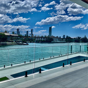 Ringhiere Contemporanee per Terrazze sul Tetto, Ringhiere <span class=keywords><strong>in</strong></span> <span class=keywords><strong>Plexiglass</strong></span> per Terrazze, Ringhiere <span class=keywords><strong>in</strong></span> Vetro per Balconi Esterni - Product Image 2