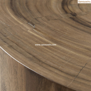 עמיד לסביבה עמיד בפני ריהוט חוץ-מודע עמיד עם פלדה בגימור אגוז עשיר עבור שימוש בחצר - Product Image 6