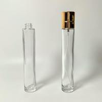 Flacon pulvérisateur de parfum vide en verre dépoli transparent de 30 ml, rechargeable, mini échantillons de parfum