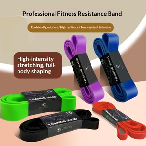 Bandas de Resistencia de Látex Natural para Yoga y Fitness, con Empaque de Cartón Personalizado con Logotipo de Fábrica, Bandas Elásticas de Asistencia para Dominadas - Product Image 6